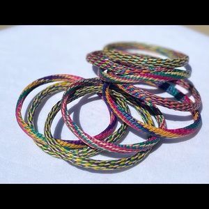 NW 🇧🇯 Hand knitted bracelet with 💯 organic renewable